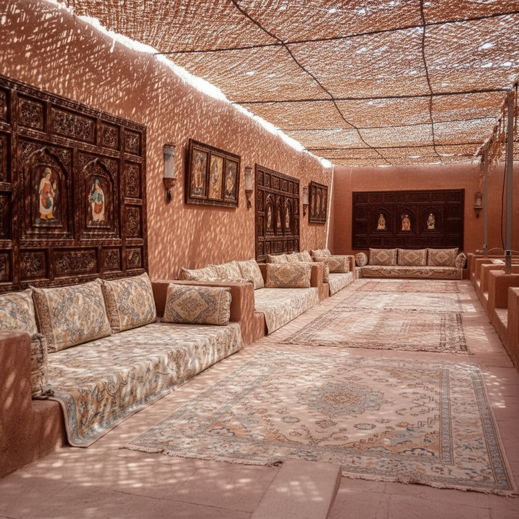 سفره خانه سنتی ساده در عین حال صمیمی!