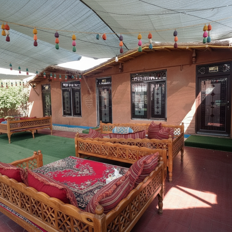 نما سفره خانه طرح سنتی و در عین حال زیبا و به صرفه